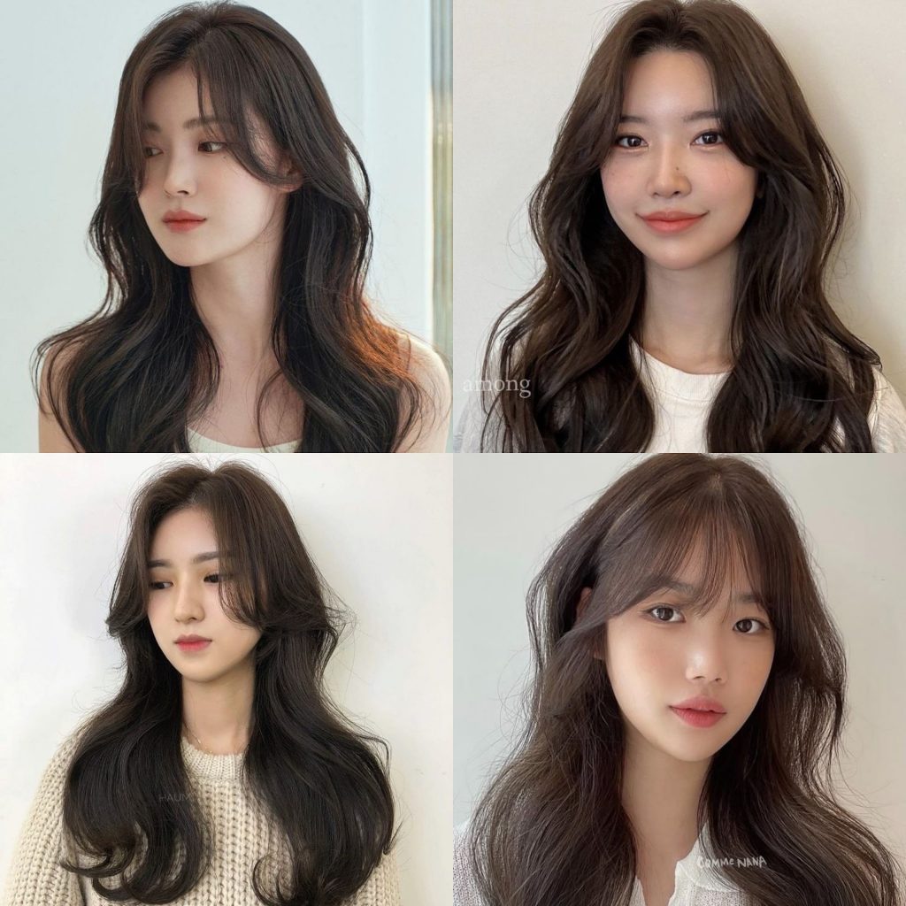 ทรงผมหน้าไข่ ผมยาวลอนใหญ่มีวอลลุ่ม