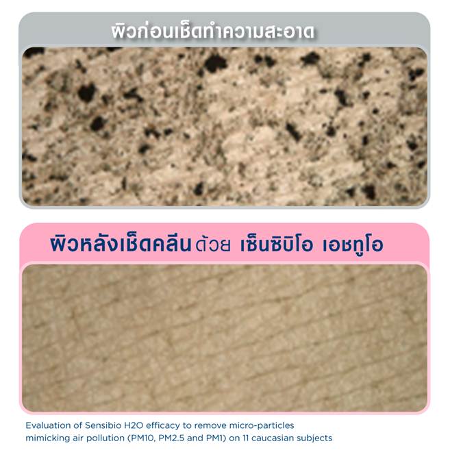 เน้น ล้างฝุ่นมลภาวะ สิ่งสกปรก เครื่องสำอาง และครีมกันแดดได้สูงสุดถึง &nbsp;99%