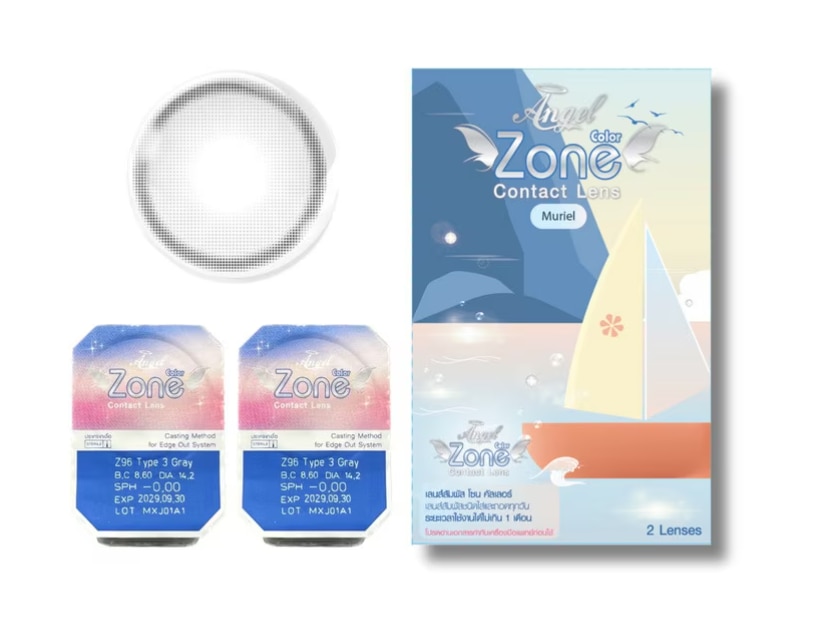 Zone แองเจิ้ลโซน มูเรียล คอนแทคเลนส์ สีเทา 