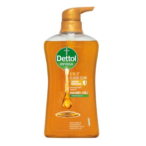 Dettol Shower Gel Gold ช่วยลดการสะสมของเชื้อแบคทีเรีย&nbsp;