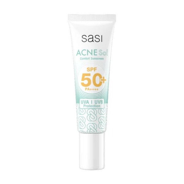 Sasi Acne Sol Sunscreen Spf50 กันแดดสำหรับผิวเป็นสิว&nbsp;