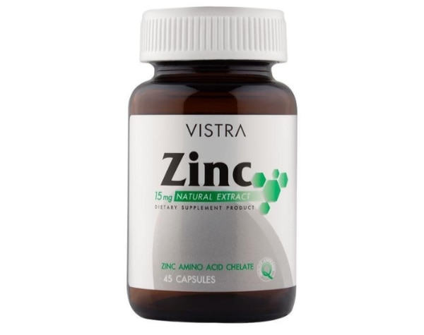Vistra Zinc อาหารเสริมลดสิวและควบคุมความมัน&nbsp;