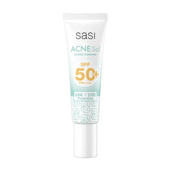 Sasi Acne Sol Sunscreen Spf50 กันแดดสำหรับผิวเป็นสิว