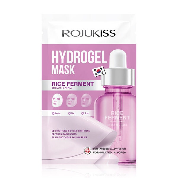 Rojukiss Hydrogel Mask Rice Ferment Brightening มาส์กไฮโดรเจลผิวกระจ่างใส&nbsp;