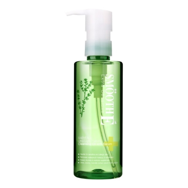 คลีนซิ่งออยล์ Smooth E Extra Sensitive Cleansing Oil with Serum