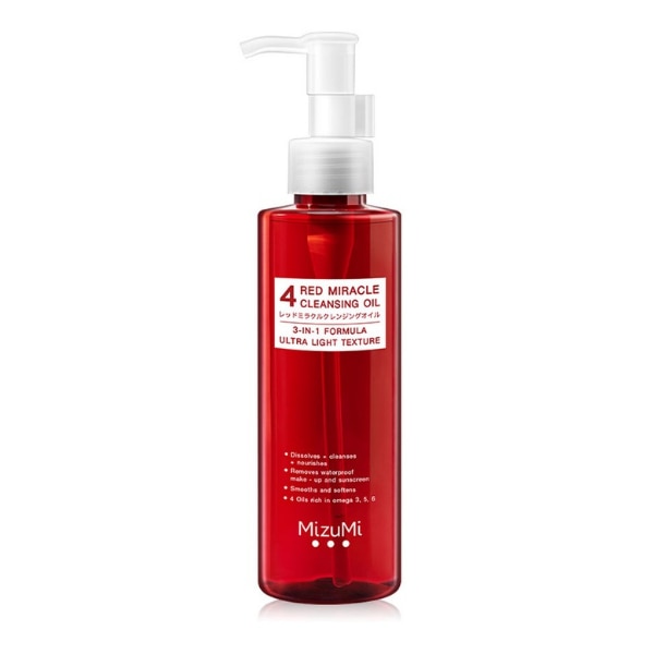  คลีนซิ่งออยล์ MizuMi 4 Red Miracle Cleansing Oil 3-in-1