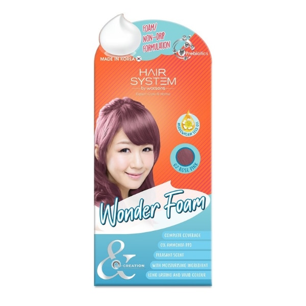 ยาย้อมผมสีชมพู Hair System by Watsons Rose Pink เฮาส์แบรนด์ Watsons