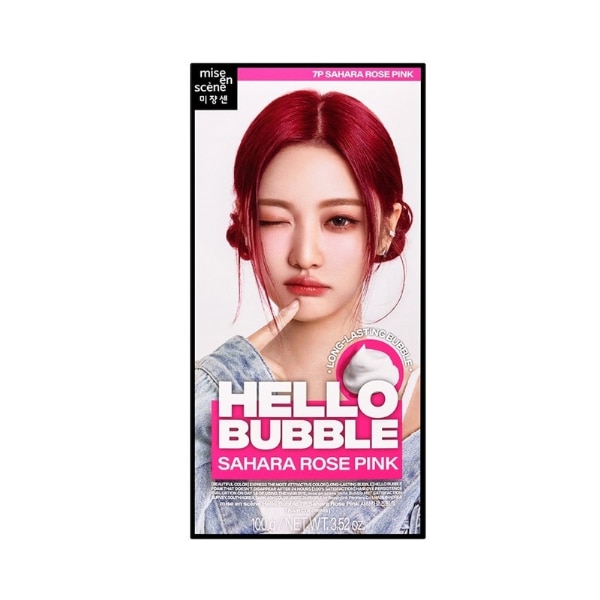 ยาย้อมผมสีชมพู Miseenscene Hello Bubble Rose Pink