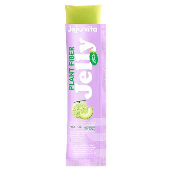 ไฟเบอร์ช่วยขับถ่าย Jejuvita Plant Fiber Jelly Melon Flavour