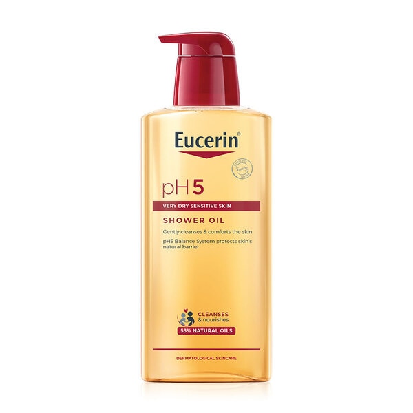 สบู่แก้ผื่นคัน Eucerin pH5 Very Dry Sensitive Shower Oil