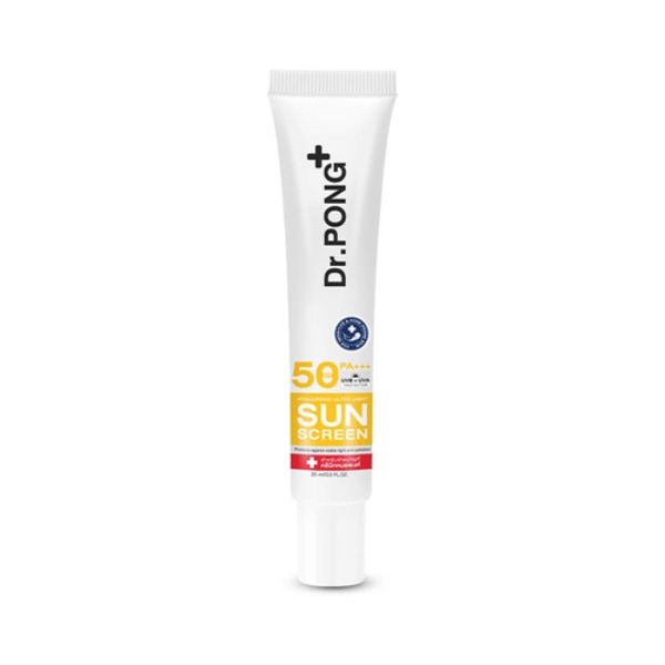 Dr.PONG Hyaluronic Ultra Light Sunscreen SPF50 PA+++ กันแดดเนื้อน้ำนมบางเบา&nbsp;
