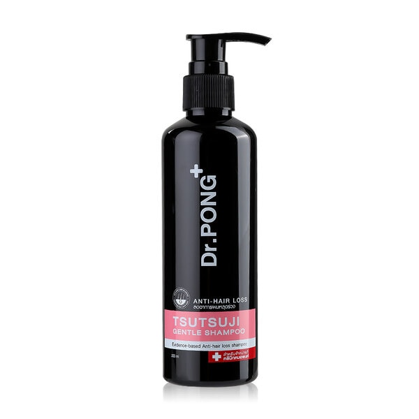 Dr.PONG Tsutsuji Gentle Shampoo แชมพูสูตรอ่อนโยนสำหรับผมร่วงและหนังศีรษะแพ้ง่าย&nbsp;