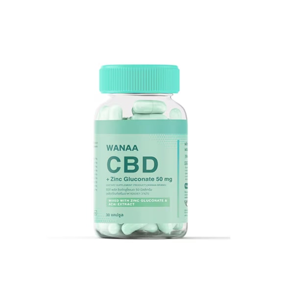 อาหารเสริม WANAA CBD + ซิงค์ (zinc) gluconate