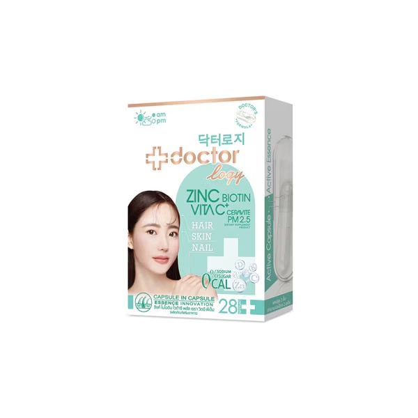 าหารเสริม Doctorlogy ซิงค์ (zinc) Biotin Vita C Plus Ceravite PM2.5