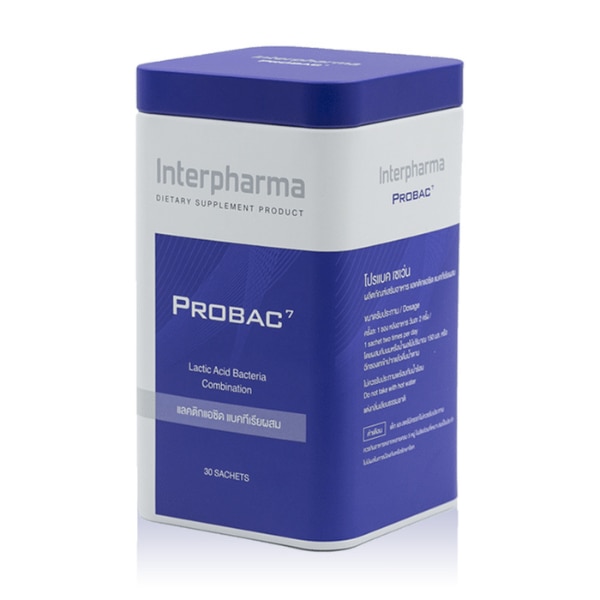 Interpharma Probac 7 อาหารเสริมโพรไบโอติก 20,000 ล้าน Cfu&nbsp;