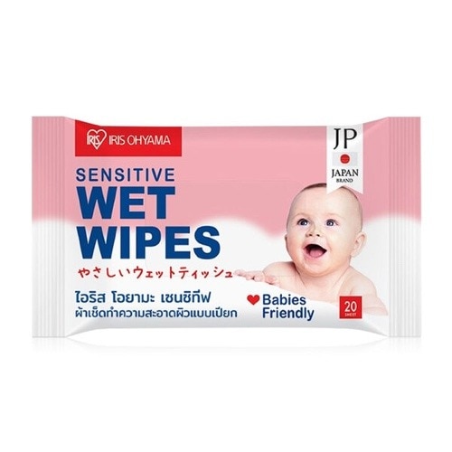 ทิชชู่เปียกเช็ดหน้า IRIS OHYAMA Sensitive Wet Wipes มาตรฐานญี่ปุ่น