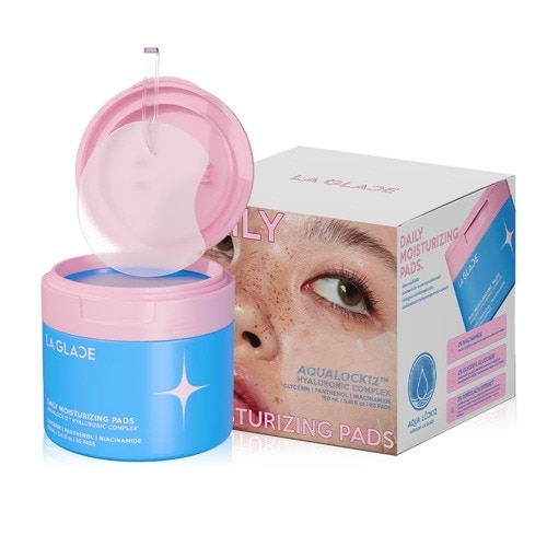 โทนเนอร์แผ่น LA GLACE Toner Pads อ่อนโยน บางแนบสนิท