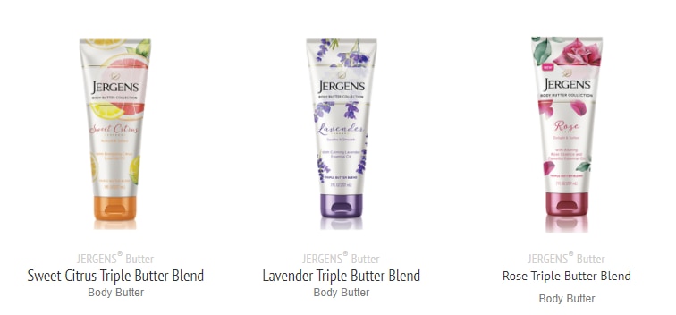  Jergens Body Butter Collection มีด้วยกันถึง 3 กลิ่น 