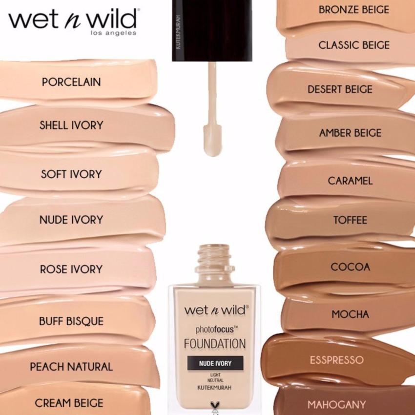 ครีมรองพื้น WET&WILD PHOTOFOCUS FOUNDATION