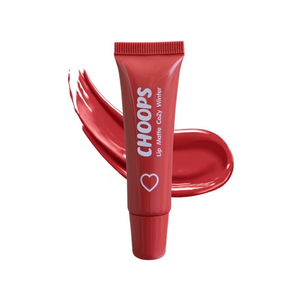 เครื่องสำอางถูกและดี CHOOPS lip matte cozy winter