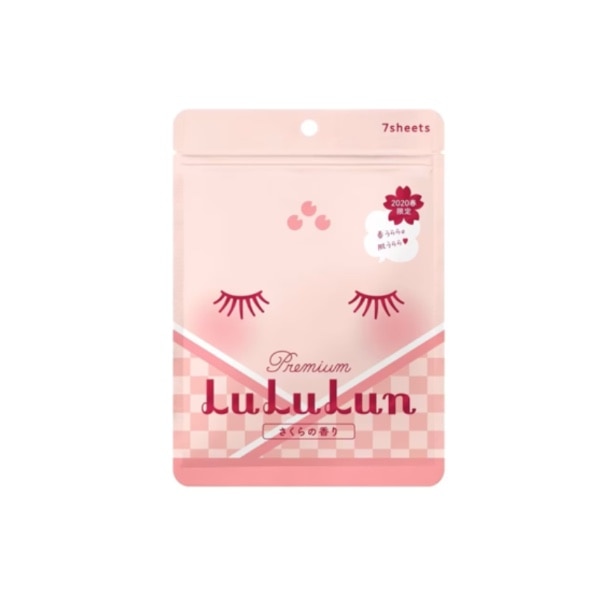 ที่มาร์คหน้า Lululun Face Mask Sakura Premium 7day 7 Sheets 