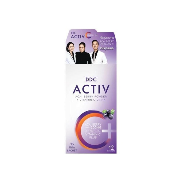 อาหารเสริมเบอร์รี DDC Activ C Acai Berry + VitC ช่วยเรื่องของผิวพรรณ