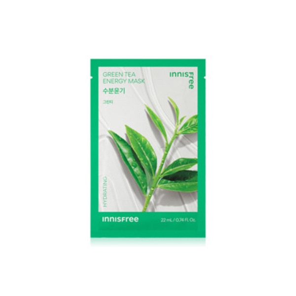 มาร์คหน้าทุกวันด้วย Innisfree Green Tea Energy Maskk แผ่นมาส์ควีแกนเข้มข้น