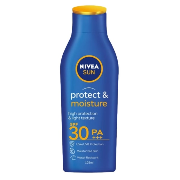 NIVEA Sun Protect & Moisture Body SPF50 PA+++เป็นกันแดดที่เหมาะกับการเตรียมของไปทะเล