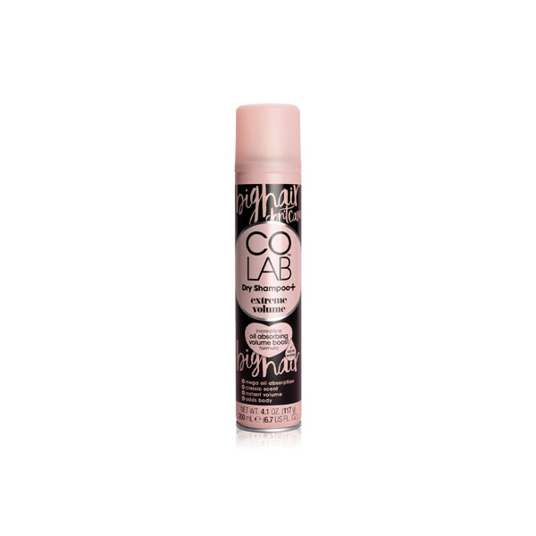 สเปรย์ฉีดผมแก้ผมมันจาก COLAB Dry Shampoo Extreme Volume สูตรช่วยยกโคนผมและลดความมันส่วนเกิน