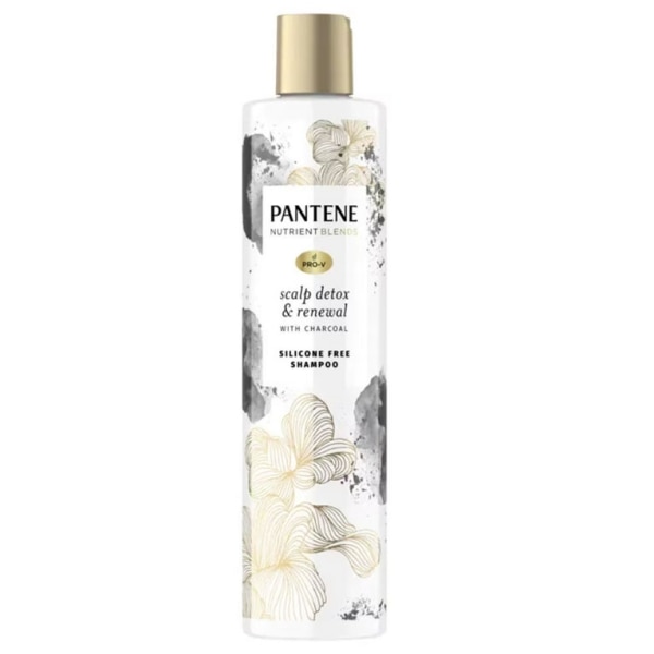 แชมพูดีท็อกซ์ล้างสารเคมีผม Pantene Pro-V Nutrient Blends Scalp Detox & Renewal Shampoo