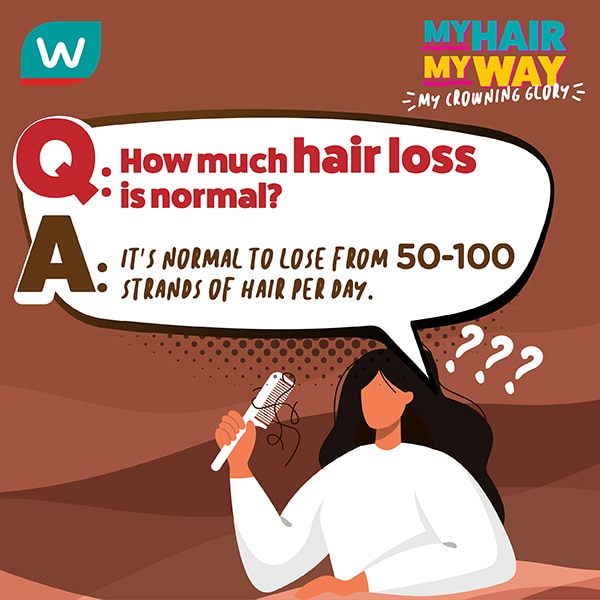 how much hair loss is normal