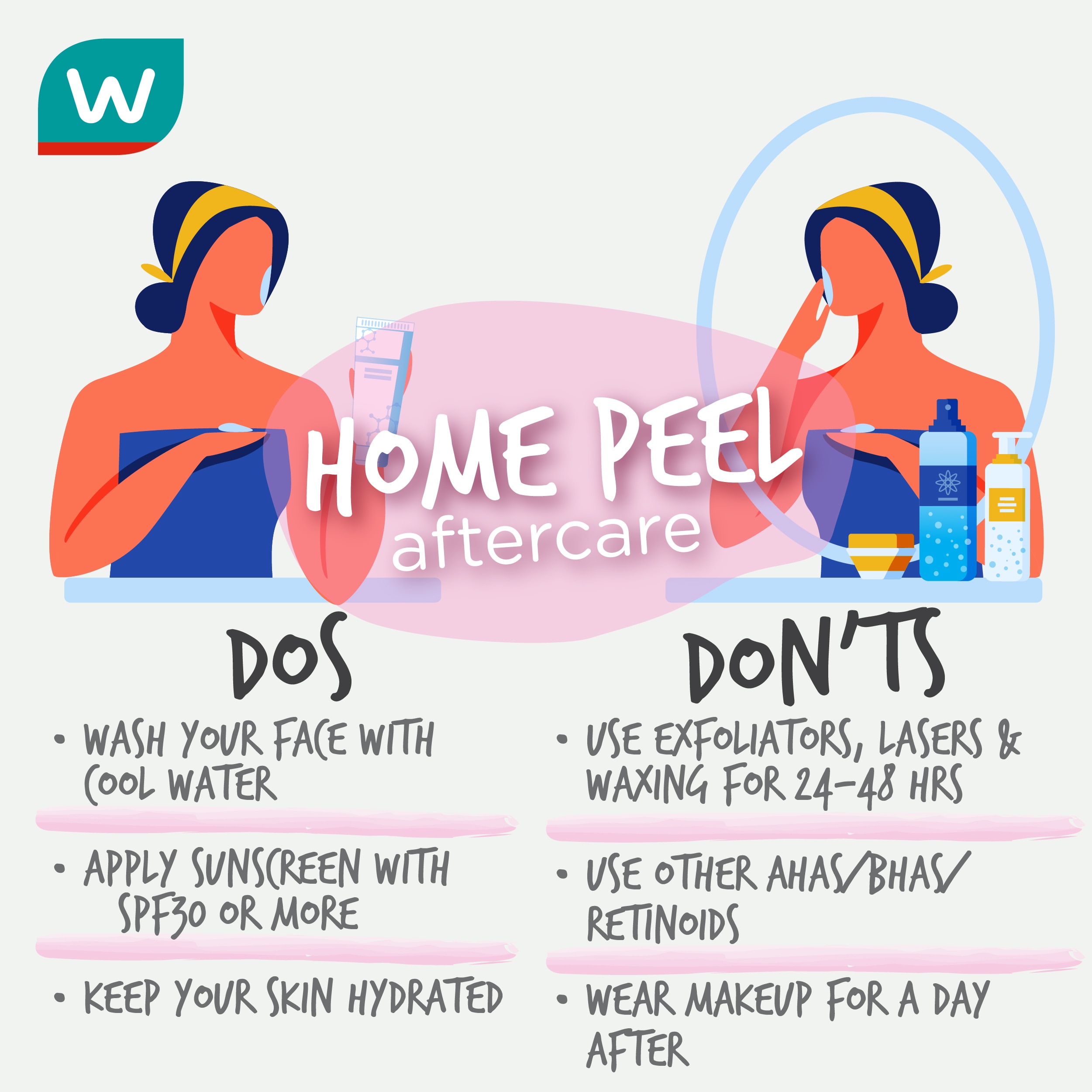 Home Peel Aftercare