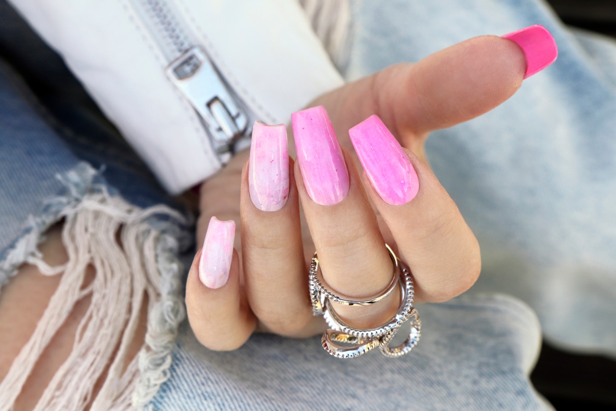 On Trend Nail Colours: Barbiecore Pink