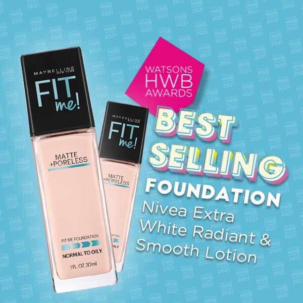 Watsons HWB Awards 2021: Maybelline Fit Me Matte Foundation