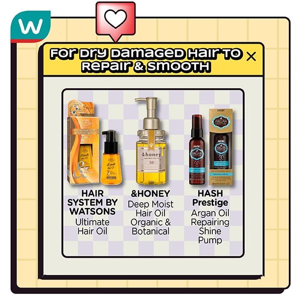 Hair oil for different types of hair