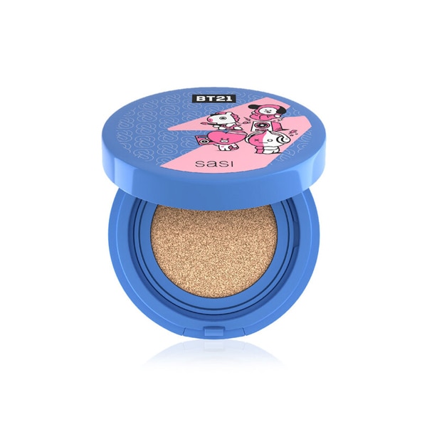 แต่งหน้าให้ติดทนด้วย SASI BT21 Shining Star Smooth Matte Cushion