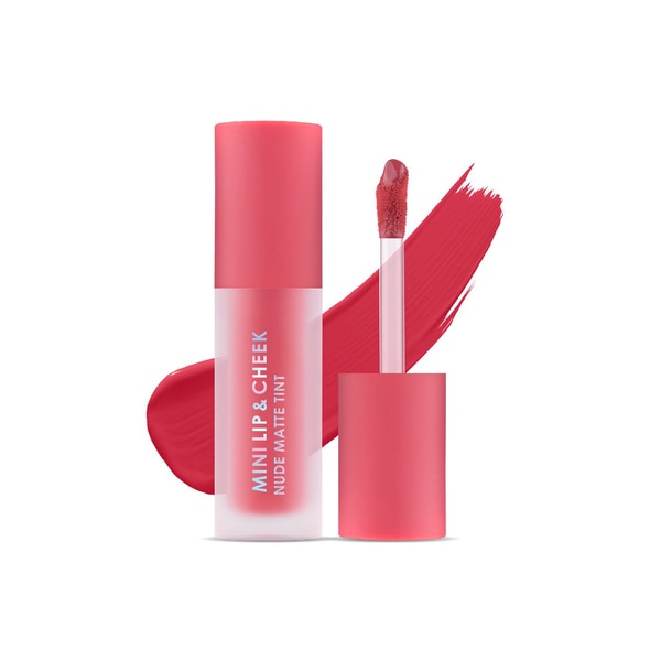 เครื่องสำอางกันน้ำจาก Cathy Doll Lip Cheek Nude Matte Tint