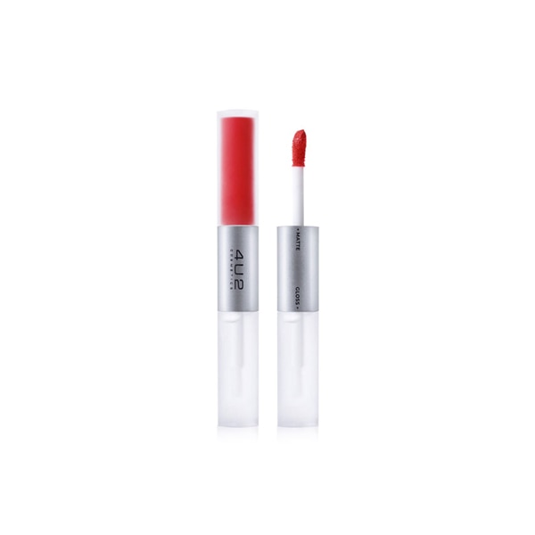 4U2 My Mate Gloss Matte Lip สี 14 Red Flower ใช้แต่งหน้าโทนชมพู แดงลุค Strawberry Makeup