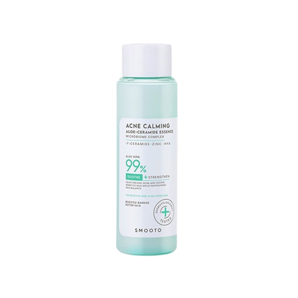 Smooto Acne Calming Aloe-Ceramide Essence เหมาะสำหรับผิวแพ้ง่ายและผิวเป็นสิวง่าย