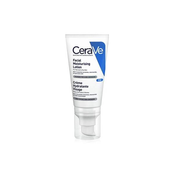 สกินแคร์ผิวแพ้ง่าย อย่างCeraVe Facial Lotion ช่วยบำรุงผิวหน้าสูตรสำหรับคนผิวธรรมดาถึงผิวแห้งมาก