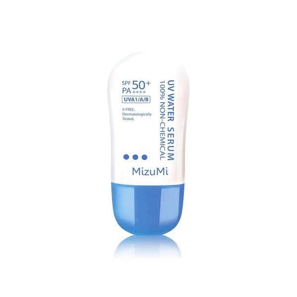 สกินแคร์ผิวแพ้ง่าย อย่าง MizuMi UV Water SerumSPF50+PA++++กันแดดช่วยปกป้องผิวอย่างอ่อนโยน

