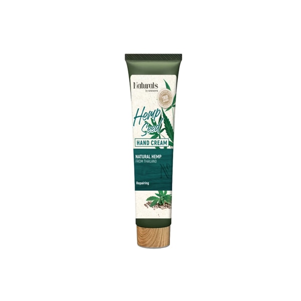 สกินแคร์สำหรับผิวแห้ง Naturals By Watsons True Natural Hemp Seed Hand Cream ช่วยแก้อาการมือแตก