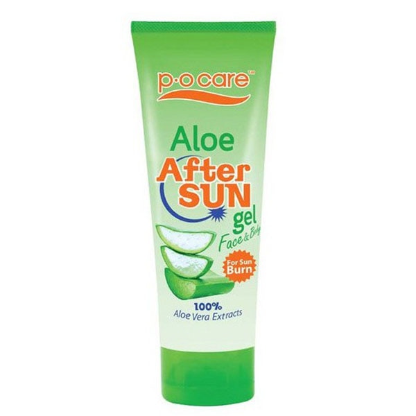 P.O.Care Aloe After Sun Gel สกินแคร์ว่านหางจระเข้มีส่วนประกอบของสารสกัดจากว่านหางจระเข้เข้มข้น