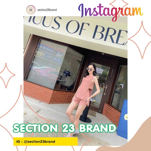 ร้านเสื้อผ้าในไอจีราคาถูก ร้าน SECTION 23 BRAND