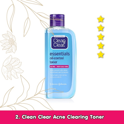 โทนเนอร์ลดสิวจาก Clean Clear Acne Clearing Toner