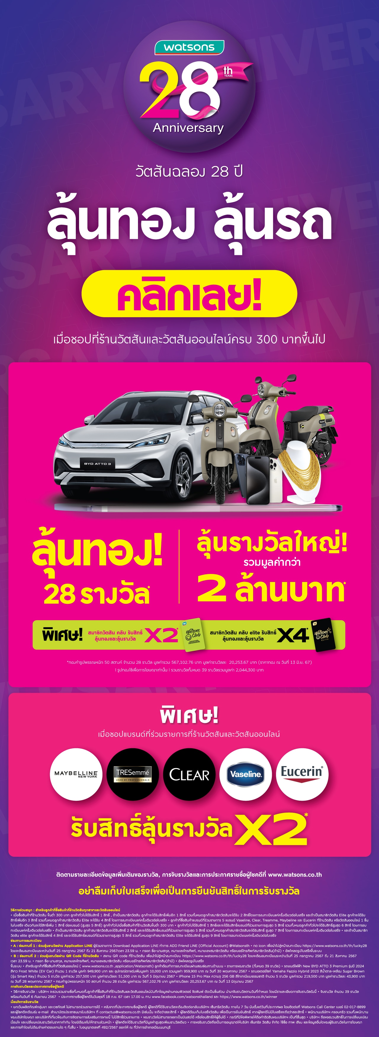 ครบรอบ 28 ปี วัตสัน