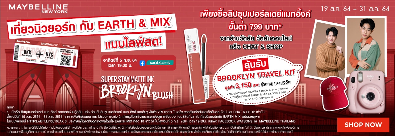 เที่ยวทิพย์ ไปนิวยอร์กกับ EARTH & MIX
