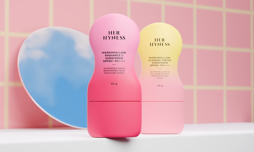 เฮอ ไฮเนส มาร์ชเมลโลว์ ซันสกรีน SPF50+ PA++++