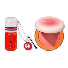Merrez'Ca Merrezca Value Pack Turn On Blush 3g. 01Begin + Lasting Round Lip 3g. 01Record