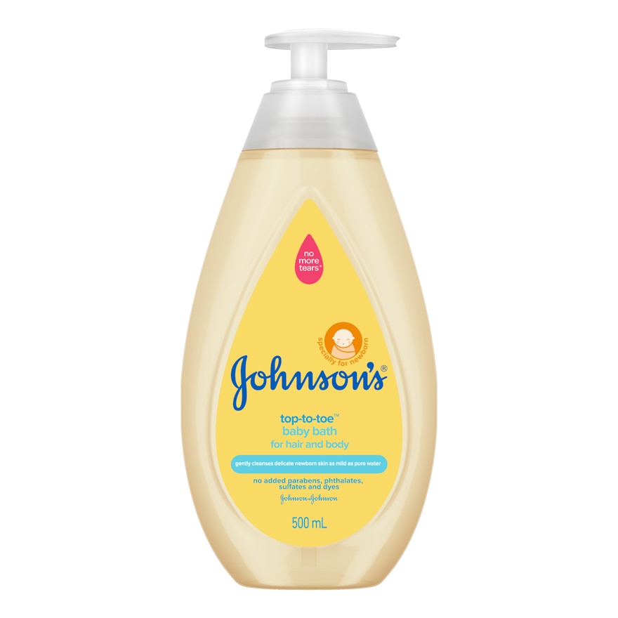 จอห์นสัน เบบี้ ท็อปทูโท วอช 500 มล. | Watsons.co.th